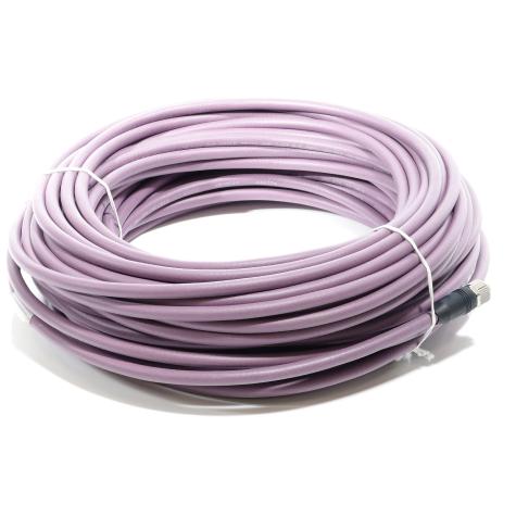 M12 plug Straight B-coded Shielded  New FS